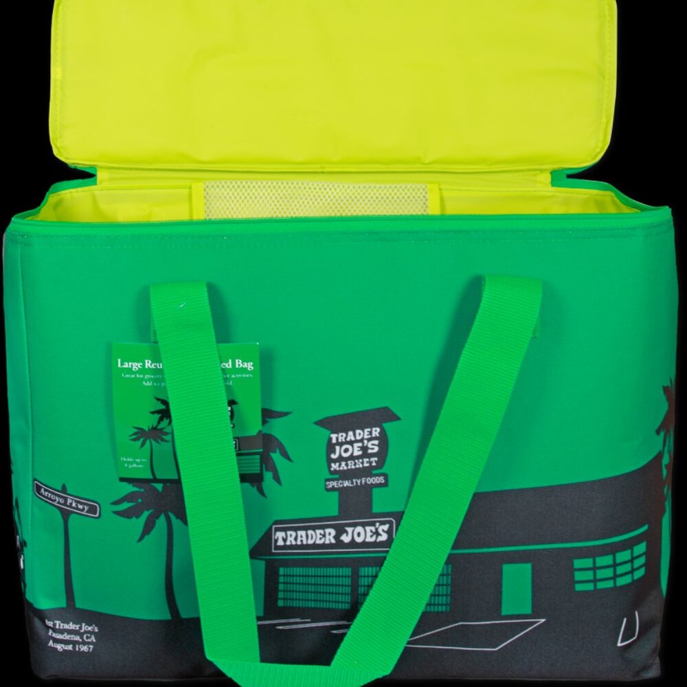 NWT:  Trader Joe’ Insulated Cooler Bag – 8 gallons:  Green